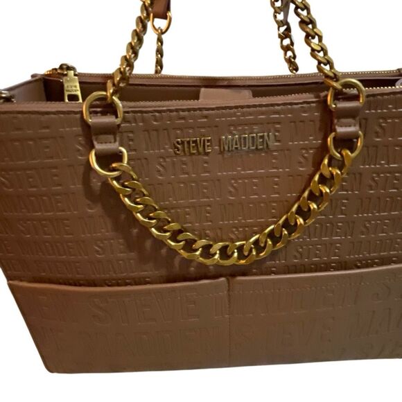 Steve Madden Women’s Vegan Large Travel Tote Bag/Purse - Picture 1 of 14